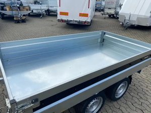 Remolque basculante eléctrico hidráulico de alta calidad, nuevo remolque basculante trasero 2500 para trabajos de paisajismo con bomba eléctrica en venta - Product Image 3