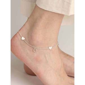 Compre Tobilleras/Payals de Plata 925 100% Auténtica para Mujeres y Niñas, Chapadas en Oro de 14K con una Bonita Piedra Principal de Diamante y Material de Primera Calidad - Product Image 4