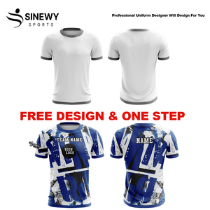 T-shirt personnalisé avec transfert par sublimation, impression intégrale, logo, design, t-shirt à séchage rapide, t-shirt ajusté pour homme - Product Image 3