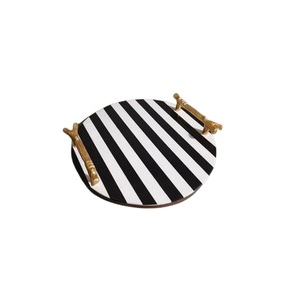 Plateau de service rectangulaire en résine époxy de haute qualité, plateau de nourriture moderne personnalisé bon prix plateau de service décoratif - Product Image 6