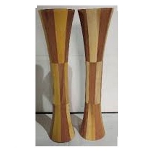 Nouveau pot de fleurs design boule, marque TQC, vase à fleurs moderne en bois, fait main, écologique, pour table, personnalisé, Noël, luxe, décontracté - Product Image 1
