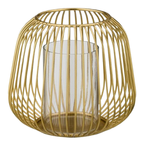 Ensemble de trois lampes à bougies Vaisselle classique Lanternes à bougies élégantes Lanterne en métal personnalisée Décoration du festival du Ramadan - Product Image 5