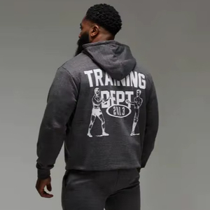 Sudadera de invierno 2025 para hombre de gran tamaño con serigrafía Sudadera con capucha con cremallera Calidad de algodón pesado Impresión de logotipo personalizado OEM - Product Image 1