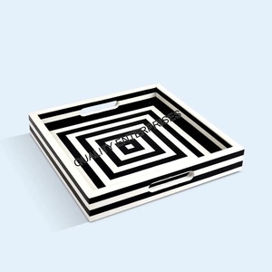 Eco-Friendly Degradable Luxury Bone Horn Serving Tray for Party Use - Product Image 3