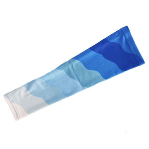 Manchons de bras pour hommes personnalisés avec logo OEM, pour sports de plein air – Tissu extensible en Spandex/Polyester, protection UV, respirants - Product Image 6