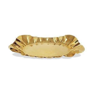 Stainless steel serving <b>tray</b> with premium handcrafted finish for elegant home dining parties and <b>kitchen</b> displays - Product Image 5