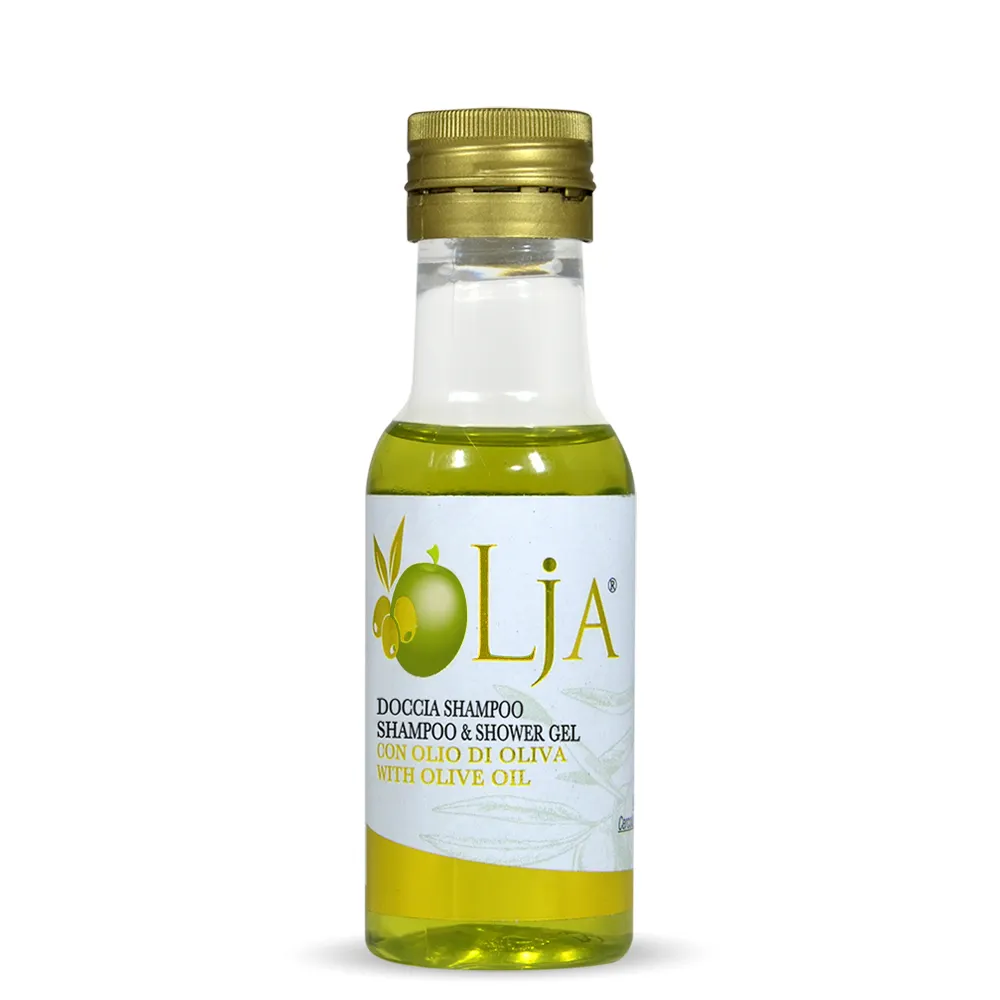 Высококачественное чистое оливковое масло первого отжима сделано в Италии роскошные гостиничные принадлежности шампунь гель для душа Lja 30 мл