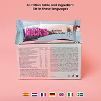 닉스 프로틴 웨이퍼 바 헤이즐넛 |   단백질 25% (10g) 203칼로리 |   저탄수화물 쿠키바 스낵 (24개입 x 40g)