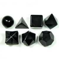 Großhandel 7-teiliges Set Geschnitzter Natürlicher Roter Jaspis Reiki Feng Shui Stil Heilige Geometrie Heilkristall Edelstein Platonische Körper