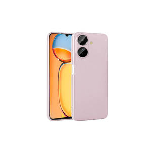 Coque en silicone rose or EFFX Premier pour Poco C65 A3S et 5G - Coque de téléphone portable fine antichoc en TPU souple - Product Image 1