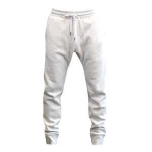 กางเกงวิ่งขายาวของผู้ชายผ้าฝ้ายโพลีเอสเตอร์แบบเรียบไม่มีข้อเท้ายืดหยุ่นขนาดใหญ่ออกแบบได้ตามต้องการ - Product Image 1