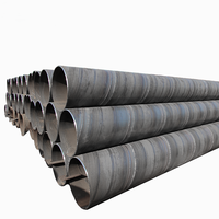 Prix bas, tubes en acier au carbone soudés en spirale de haute qualité Q235 Q235B S275 S275Jr, épaisseur 7MM 8MM