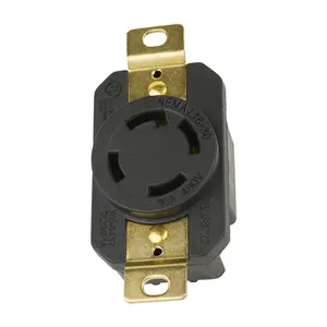 L16-30 NEMA 30A plug lubang mengunci 3/8 penutup outlet dalam ruang ideal untuk fitur antimaling