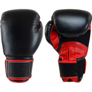 ถุงมือชกมวยหนัง PU สำหรับมวยไทยถุงมือชกมวยแบบออกแบบโลโก้ได้ตามต้องการ - Product Image 2