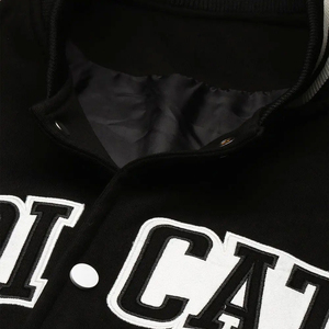 แจ็กเก็ตสำหรับผู้ชายเสื้อแจ็กเก็ตทีมเบสบอลมีตัวอักษรแขนเสื้อกันลม - Product Image 6