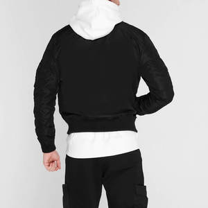 Blouson Bomber Unisexe Léger d'Hiver Personnalisé Col Montant Design Moderne Fermeture Éclair Durable pour Voyage Travail Usage Quotidien Vente en Gros - Product Image 3