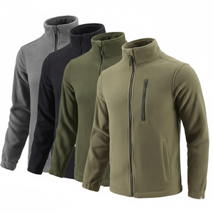 Chaquetas de Hombre con Cuello Alto de Forro Polar Cortavientos, Chaquetas de Invierno con Capa Softshell Cálida para Exteriores, Logotipo Personalizado, Ropa de Invierno al por Mayor, Chaquetas de Senderismo para Hombre - Product Image 2