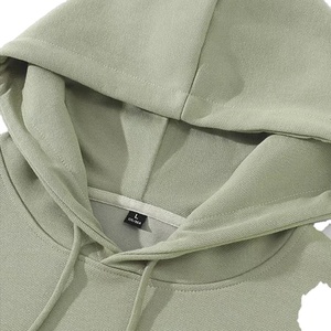 470G-570G poids lourd coton nouveau automne décontracté hommes haut couleur unie pull ample sweats à capuche sweat à manches longues hommes vêtements - Product Image 4