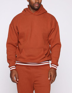 Customized Cotton Track Suit High Quality Plain Streetwear Tracksuits for Men High Quality - Product Image 3