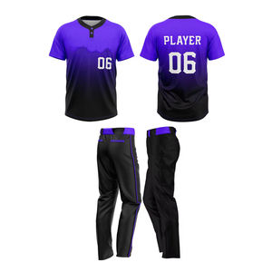Uniformes de baseball Maillot à sublimation Uniformes de baseball et softball personnalisés Uniformes de baseball sublimés en polyester - Product Image 1