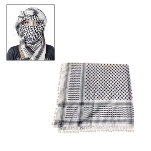 Logo personnalisé 100% coton respirant coupe-vent anti-poussière toutes saisons Arabie Saoudite Shemagh Dubaï Koweït Écharpe arabe pour hommes musulmans - Product Image 3