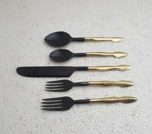 Juego de cubiertos de acero inoxidable, cuchara, tenedor, cuchillo, juego de cubiertos plateados para mesa, para uso doméstico, del mejor proveedor de juegos de cubiertos. - Product Image 4