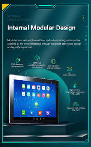 Dc24v nhôm trường hợp 10.4 inch IP65 Android 10 điểm cảm ứng điện dung màn hình máy tính Công Nghiệp Tất cả trong một máy tính cảm ứng Bảng điều chỉnh <span class=keywords><strong>PC</strong></span> - Product Image 5
