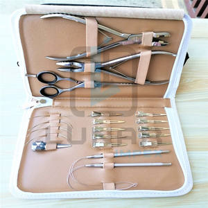 Moonbrand Manufacturer fournisseur outils et accessoires pinces d'extension de cheveux Kit d'outils-finition argent poli - Product Image 3