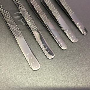 แหนบต่อขนตาปลายแหลมพลาสม่าสีดำ สแตนเลสแบบยั่งยืนจากญี่ปุ่น รับผลิตตามสั่งพร้อมโลโก้ ขายส่งในราคาประหยัด - Product Image 3