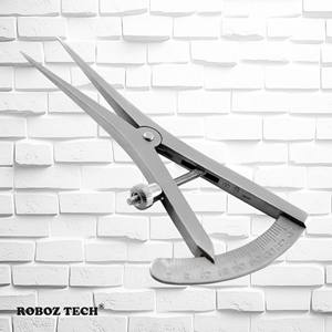 Calibrador Manual Castroviejo Japonés de Acero Inoxidable, Rango de Medición de 9 cm con Material Recto de Alta Calidad de 40 mm - Product Image 1