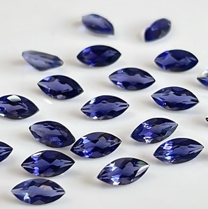 Iolite naturelle marquise à facettes 4x8mm -Top bonne couleur Iolite marquise à facettes excellente qualité - Product Image 6