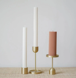 Nouveau Design Artisanat En Laiton Bougie Photophore 3 Bras Artisanat Top Qualité En Laiton Bougeoir Personnalisé Meilleure Vente - Product Image 6