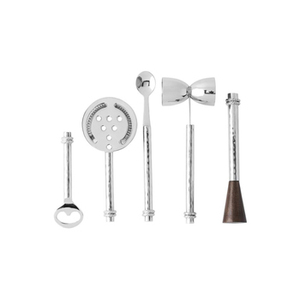 Juego de herramientas de barra de mármol y aluminio, juego de cubiertos de acero inoxidable pulido con espejo de calidad superior, juego de utensilios de Bar elegantes para bares caseros - Product Image 4
