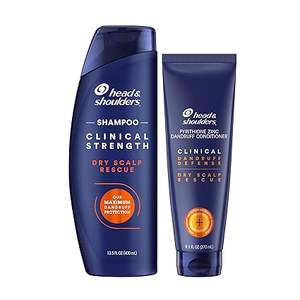 Set de Champú y Acondicionador Head & Shoulders Clinical Strength para la Caspa, con Sulfuro de Selenio para Aliviar el Cuero Cabelludo Seco, 13.5 y 9.1 Fl Oz, Paquete de 2 - Product Image 3