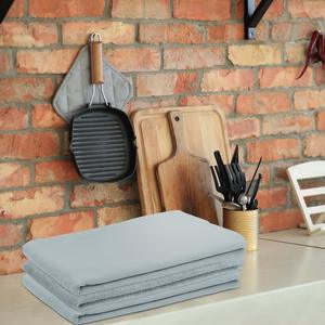 Ensemble de serviettes éponge unilatérales 100% coton plat en bambou tissé à carreaux conçu sur mesure pour un usage commercial domestique pour les serviettes de cuisine - Product Image 1