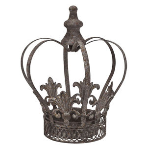 Couronne décorative en métal forgé à la main, idéale pour la maison, les fêtes, les festivals, la décoration de table de ferme, Noël - Product Image 4