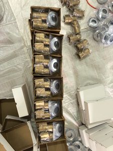 ฝาครอบและหยุดวาล์วทรงหน้าแปลนทองเหลืองสำหรับกล่องห้องน้ำในสวน - Product Image 2