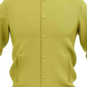 Veste universitaire patchwork de haute qualité 320gsm coupe-vent coupe ajustée Streetwear veste d'hiver universitaire veste de baseball personnalisée unisexe - Product Image 4