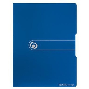 Herlitz Express-Clip Klemmbrettmappe Easy Organization 24 X 33 cm (B X H) Blue Plastic <b>Clipboards</b> - Product Image 1