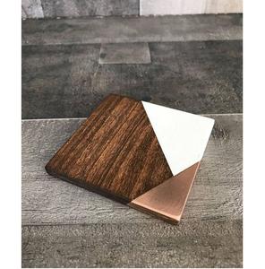 Wholesale Natural Wooden <b>Drinking</b> <b>Coaster</b> for Home Customized Size Square Shape Coffee Cup <b>Coaster</b> for Kitchen & Tabletop - Product Image 1