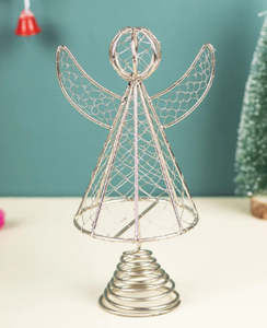 Décor de table de Noël en métal décoratif en laiton AK avec article standard fini en or pour ornements de décoration de Noël - Product Image 4