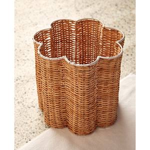 Encantadora papelera de ratán floral encantadora Cestas de almacenamiento Cesta de almacenamiento de ratán tejida más vendida hecha en Vietnam - Product Image 4