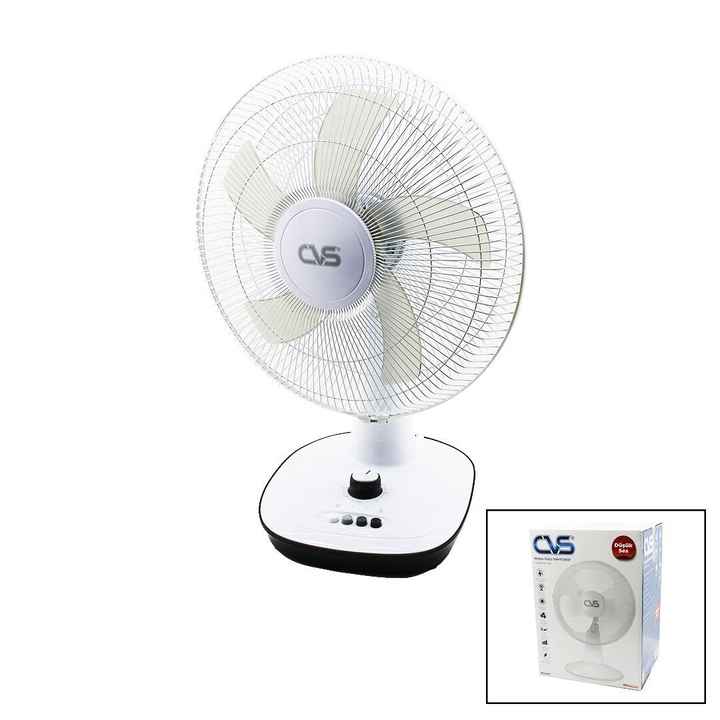 CVS DN-91020 91025 PORTABLE DESK TOP FAN (5 WINGS & 180° ADJUSTABLE & 3 STAGE SPEED)*4