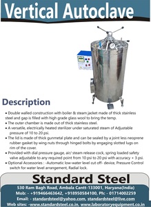 Phòng thí nghiệm dọc đôi trống nha khoa <span class=keywords><strong>autoclave</strong></span> thử nghiệm kỹ thuật số nhiệt độ cao bằng thép không gỉ tiệt trùng hơi nước nồi hấp - Product Image 5
