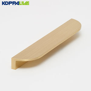 Koppalive латунная полукруглая лунная ручка дверцы шкафа, выдвижная ручка черного матового никеля, полукруглые ручки шкафа - Product Image 4