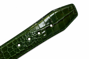 Nouvelle ceinture en cuir de luxe à boucle ardillon en alliage, motif vague dorée, en peau de vache, de haute qualité et très vendue - Product Image 2