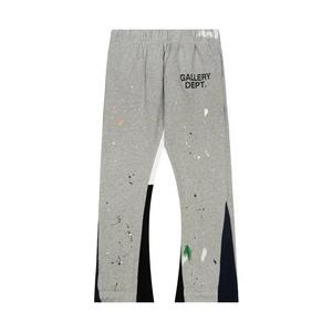 Hot Selling Oem Custom Men's High Quality Flared <b>Jogger</b> Track Pants Elastic <b>Stacked</b> Sweatpants - Product Image 5