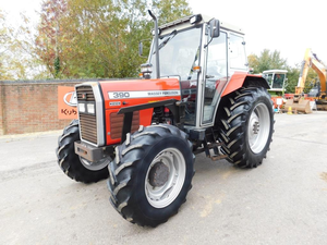 รถแทรกเตอร์ Massey Ferguson MF 390/MF 390 4X4 100 แรงม้า เครื่องยนต์ดีเซล 4 สูบ ขับเคลื่อนด้วยระบบเกียร์  ขายส่ง - Product Image 2
