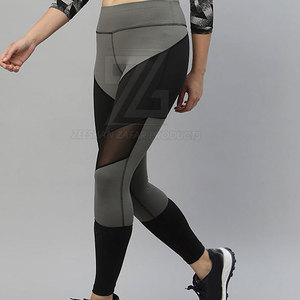 Leggings de Cintura Alta Elástica para Mujer, Color Sólido, Material Transpirable de Spandex/Poliéster para Correr, Yoga y Ejercicio en el Gimnasio - Product Image 3
