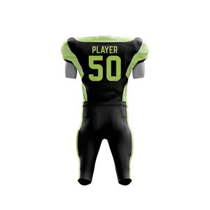 Service OEM, conception personnalisée, ensembles d'uniformes de football américain, haute qualité, 100% polyester, ensembles d'uniformes de football américain - Product Image 2